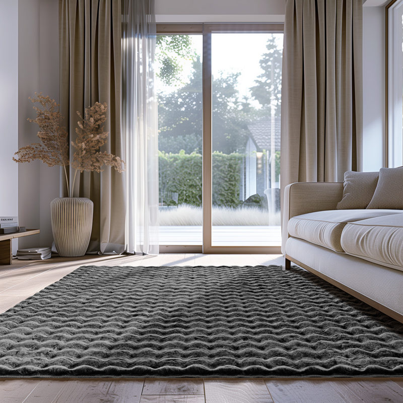 Beauty Home Χαλί Motion Art 9650 160x230 Ανθρακί - Image 2