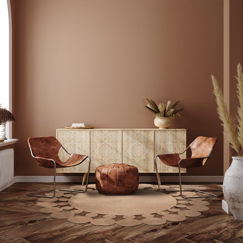 Ροτόντα από Γιούτα 150x150 Natural Jute Art 9137 Μπέζ Beauty Home - Image 4