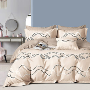 Σετ πάπλωμα υπέρδιπλο Art 12609 Nicolo 220×240 Μπεζ Beauty Home