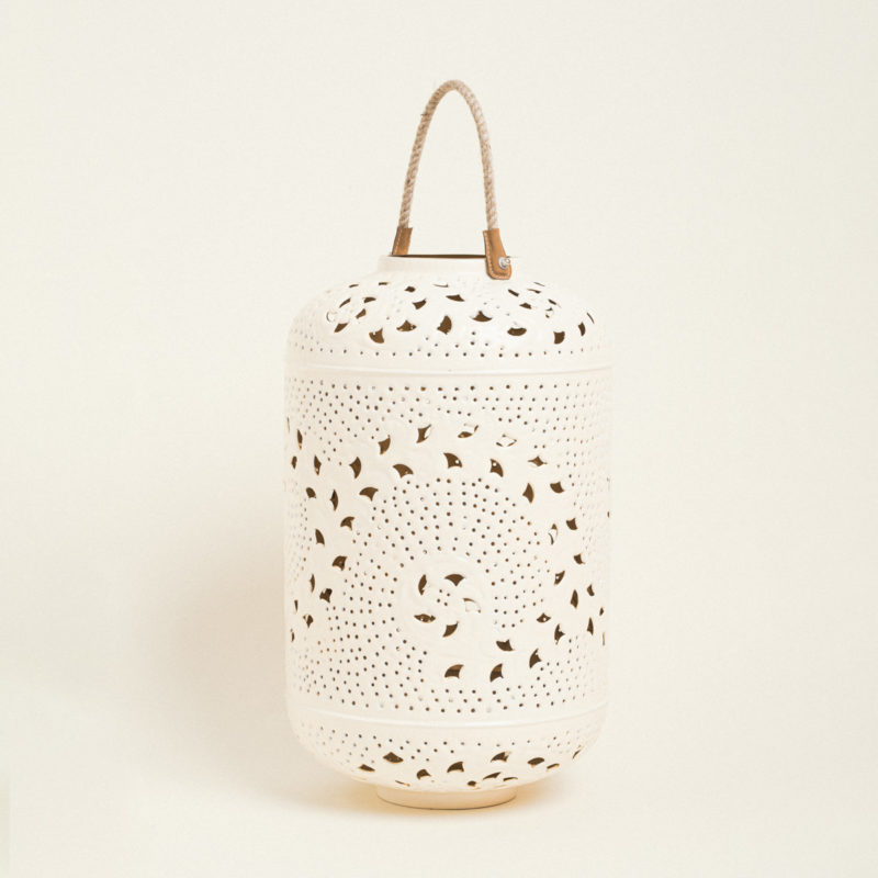 ΦΑΝΑΡΙ ΜΕΤΑΛΙΚΟ ΕΚΡΟΥ 51 x 28 cm Beauty Home