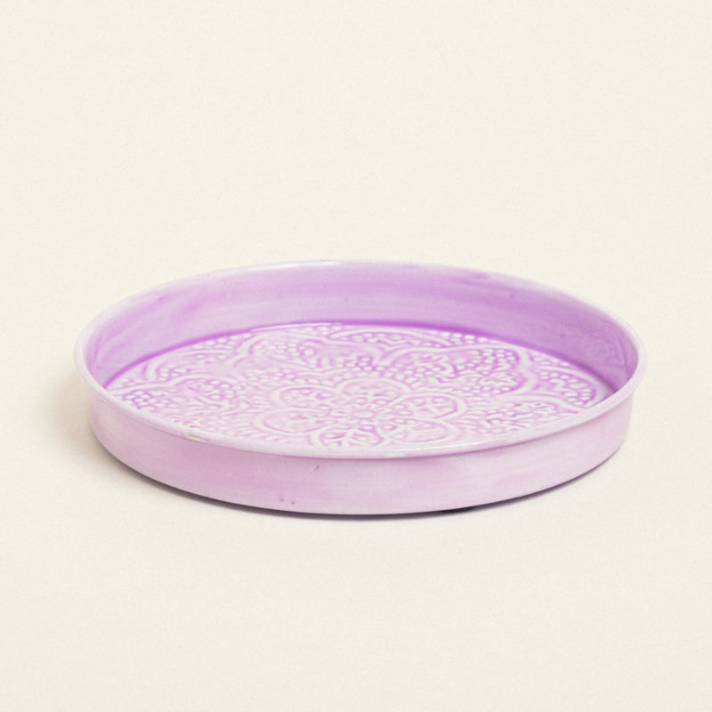 ΔΙΣΚΟΣ ΜΕΤΑΛΛΙΚΟΣ ΑΝΑΓΛΥΦΟΣ ΛΙΛΑ 22 CM Beauty Home