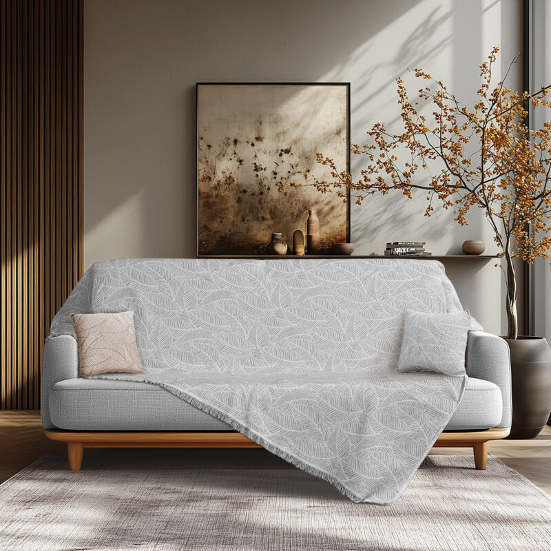 Beauty Home Ριχτάρι Μονοθέσιο Art 8703 180x170 Γκρι