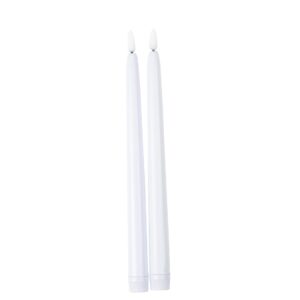 Beauty Home 2 Κεριά LED Λευκά  27,5 x 2 CM – 2 Μπαταρίες AA δεν περιλαμβάνονται