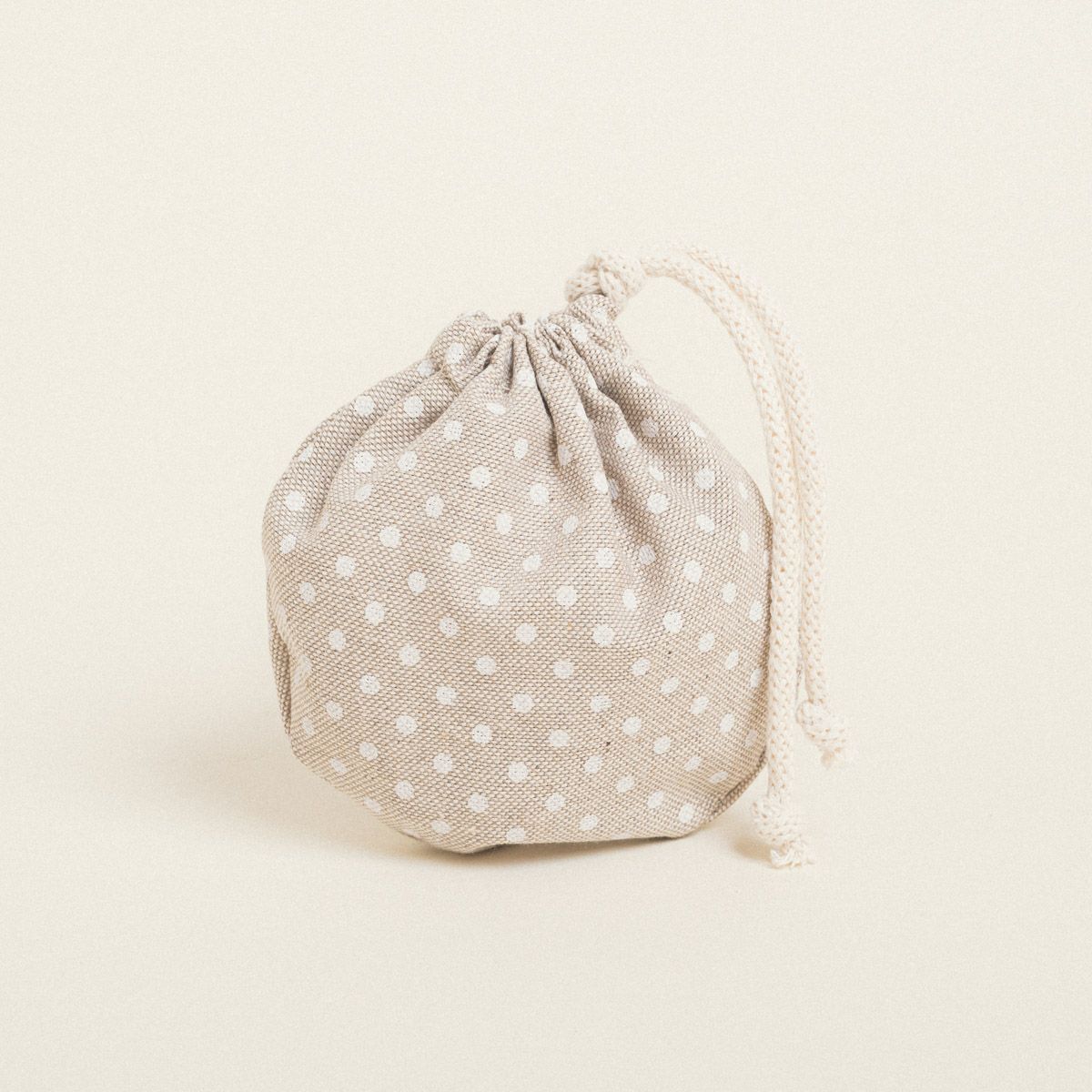 Beauty Home ΠΟΥΓΚΙ ΟΒΑΛ ΜΕ ΚΟΡΔΟΝΙ 13 x 14 cm ΛΕΥΚΟ ΠΟΥΑ