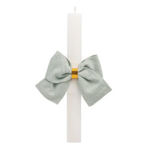 Beauty Home ΛΑΜΠΑΔΑ ΛΕΥΚΗ 33cm ΦΙΟΓΚΟΣ ΒΕΡΑΜΑΝ ΧΡΥΣΟ LUREX