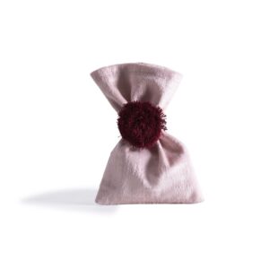 Beauty Home ΠΟΥΓΚΙ ΒΕΛΟΥΔΟ ΜΕ ΟΨΗ ΜΑΡΜΑΡΟΥ ΡΟΖ 12 x 17 cm