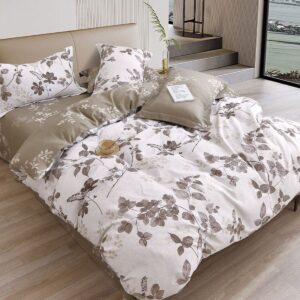 Beauty Home Σετ κουβερλί υπέρδιπλο Art 12275 Alcestis 220×240 Μόκα