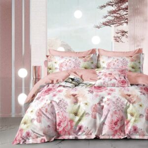 Beauty Home Σετ κουβερλί υπέρδιπλο Art 12283 Ayra 220×240 Ροζ