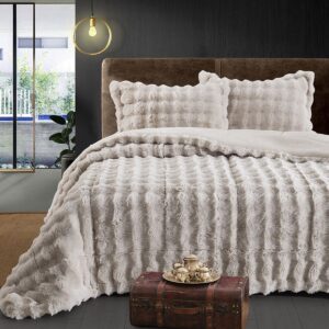 Beauty Home Κουβερτοπάπλωμα υπέρδιπλο Art 12663 220×240 Μπεζ