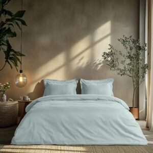 Beauty Home Σετ σεντόνια μονά με λάστιχο Art 1700 Harmony 110×200+30 Γαλάζιο