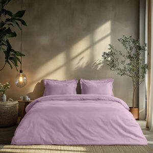 Beauty Home Σετ σεντόνια μονά με λάστιχο Art 1700 Harmony 110×200+30 Λιλά