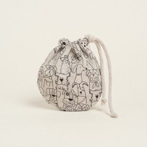 Beauty Home ΠΟΥΓΚΙ ΟΒΑΛ ΜΕ ΚΟΡΔΟΝΙ 13 x 14 cm ΠΕΡΙΓΡΑΜΜΑ ΣΚΥΛΑΚΙΑ