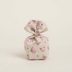 Beauty Home ΠΟΥΓΚΙ ΜΕ ΒΑΣΗ 8 x 12 cm ΜΙΝΙ ΦΛΟΡΑΛ ΜΠΕΖ