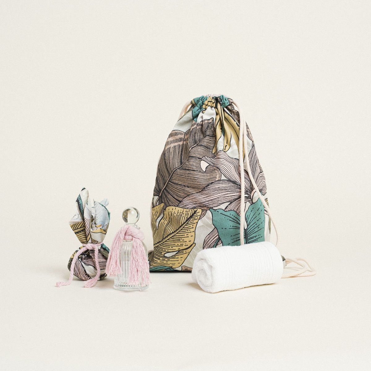 Beauty Home ΣΑΚΙΔΙΟ ΠΛΑΤΗΣ ΛΑΔΟΣΕΤ ΤΡΟΠΙΚΟ ΠΑΣΤΕΛ