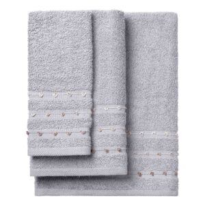 Beauty Home Σετ πετσέτες Art 3465 Σετ 3τμχ Γκρι
