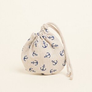 Beauty Home ΠΟΥΓΚΙ ΟΒΑΛ ΜΕ ΚΟΡΔΟΝΙ 13 x 14 cm ΜΙΚΡΕΣ ΑΓΚΥΡΕΣ 140 CM