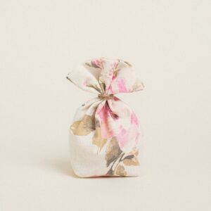 Beauty Home ΠΟΥΓΚΙ ΜΕ ΒΑΣΗ 8 x 12 cm ΚΛΑΣΙΚΟ ΦΛΟΡΑΛ ΕΚΡΟΥ