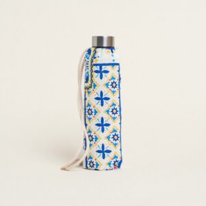 Beauty Home ΘΗΚΗ ΓΙΑ ΜΠΟΥΚΑΛΙ ΜΕ ΚΟΡΔΟΝΙ 22 x 12 cm  ΑΖΟΥΛΕΖΟΥ