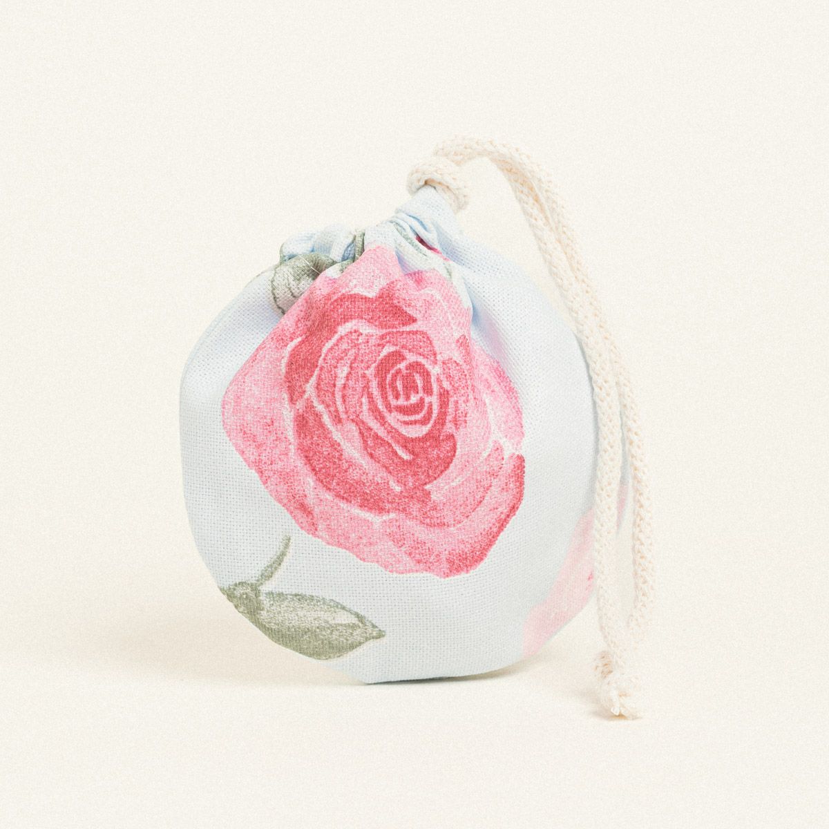 Beauty Home ΠΟΥΓΚΙ ΟΒΑΛ ΜΕ ΚΟΡΔΟΝΙ 13 x 14 cm ΤΡΙΑΝΤΑΦΥΛΛΑ ΓΑΛΑΖΙΟ ΦΟΝΤΟ - Image 2