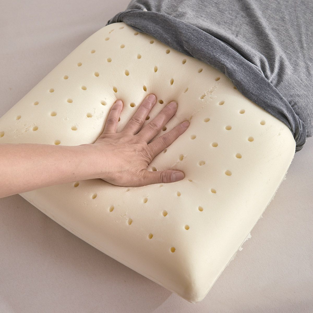 Beauty Home Μαξιλάρια ύπνου Flexile Memory Foam Art 4042 60x40+13 Γκρι - Μέτριο - 2 τεμάχια - Image 3