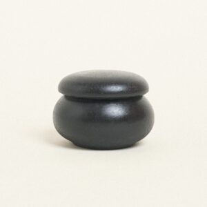 Beauty Home ΚΕΡΑΜΙΚΗ ΜΠΙΖΟΥΤΙΕΡΑ ΜΑΚΑΡΟΝ 6,5 x 5 cm ΜΑΥΡΟ