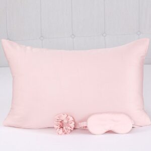 Beauty Home Σετ ομορφιάς ύπνου 3τμχ Art 7007 100% Tencel – Ροζ