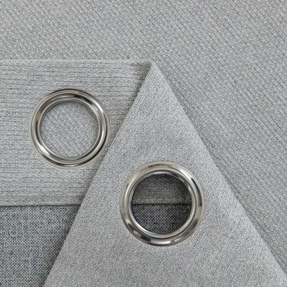 Beauty Home Κουρτίνα Full Blackout σκίασης με 8 κρίκους Elite Art 8392 Light Grey-Νο3 140x270 Ασημί - Image 16