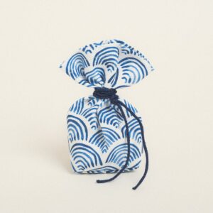 Beauty Home ΠΟΥΓΚΙ ΜΕ ΒΑΣΗ 8 x 12 cm ΜΠΛΕ ΚΥΜΑΤΑ