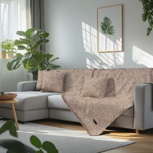 Beauty Home Ριχτάρι Τριθέσιο Art 8643 170×290 Μπεζ