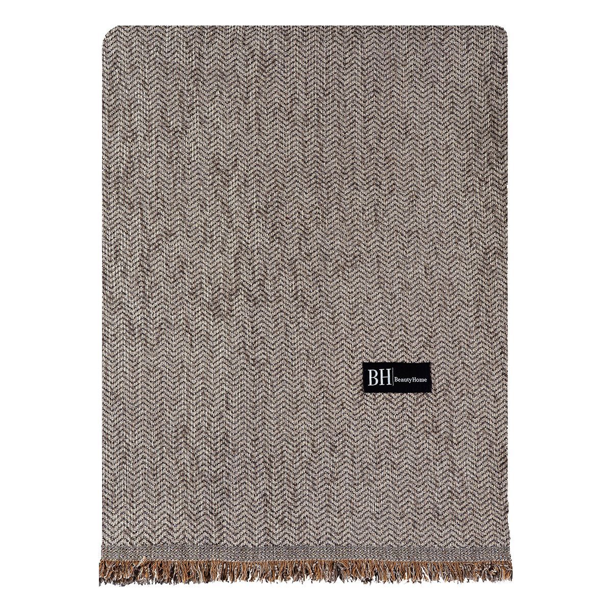 Beauty Home Ριχτάρι Τετραθέσιο Art 8645 170x350 Μπεζ - Image 3