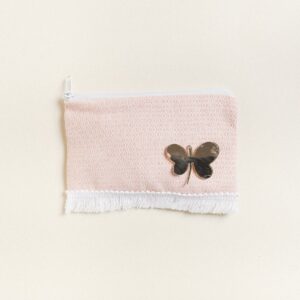 Beauty Home ΠΟΡΤΟΦΟΛΑΚΙ 9 x 16 cm ΚΕΝΤΗΜΑ ΡΟΜΒΟΣ ΡΟΖ