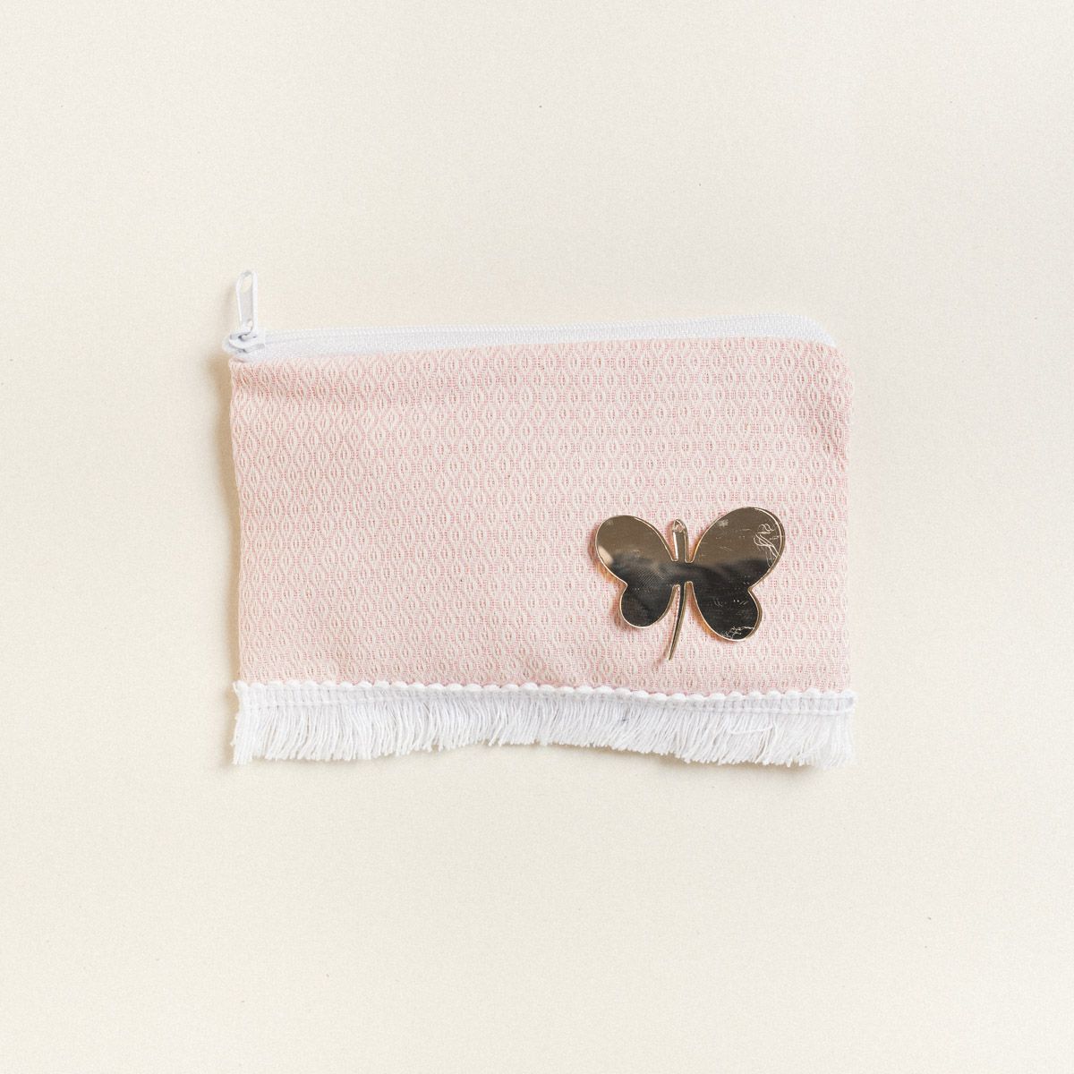 Beauty Home ΠΟΡΤΟΦΟΛΑΚΙ 9 x 16 cm ΚΕΝΤΗΜΑ ΡΟΜΒΟΣ ΡΟΖ