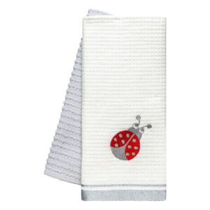 Beauty Home Ποτηρόπανα σετ 2τμχ Ladybug Art 8816 40×60 Γκρι