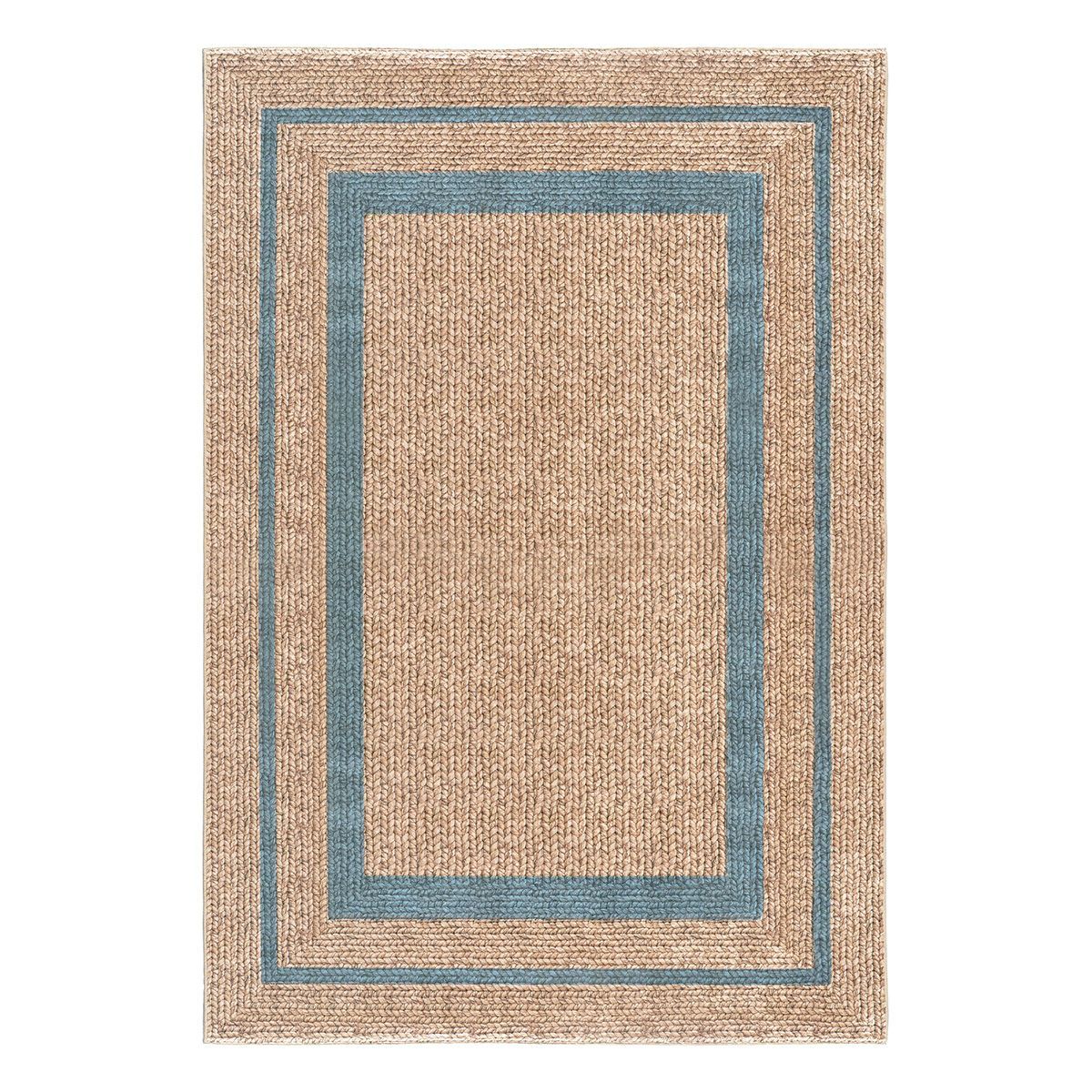 Beauty Home Χαλί Tropic Art 9138 160x230 Μπεζ,Μπλε