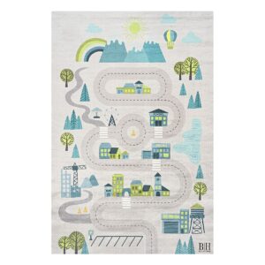 Beauty Home Χαλί παιδικό Fun Art 9560 135×180 Γκρι