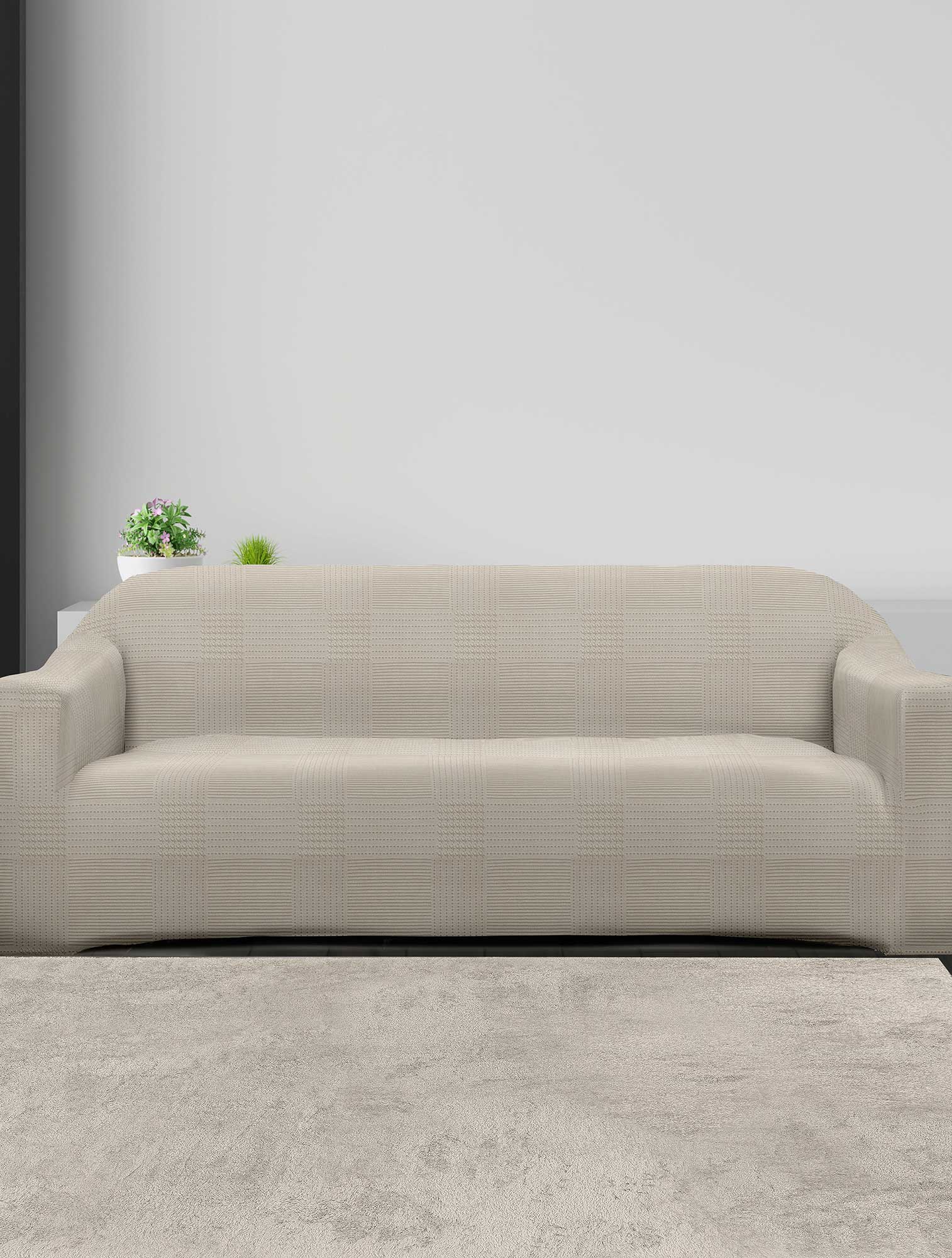 Ελαστικά καλύμματα καναπέ LINEPLAY BEIGE MADI