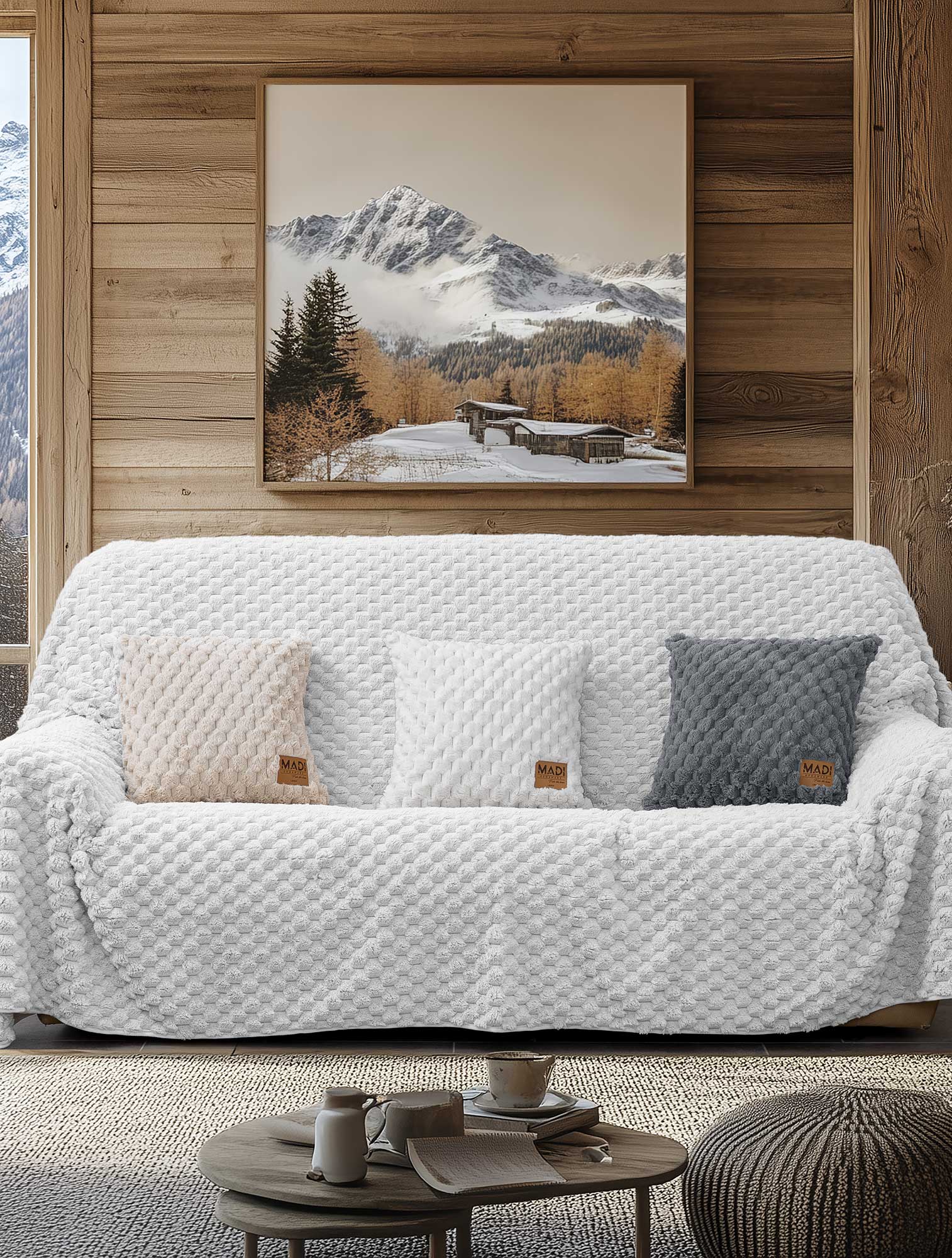 Διακοσμητικό Μαξιλάρι MAISONY WHITE MADI - Image 2