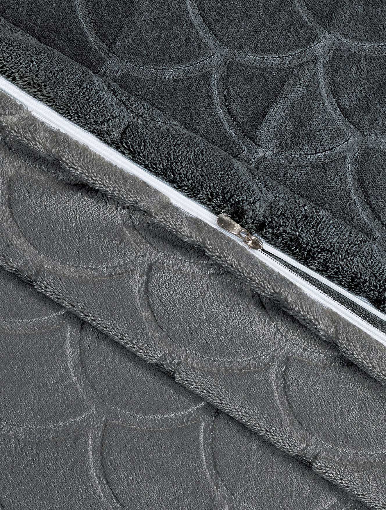 Παπλωματοθήκη NEVOLA ANTHRACITE MADI - Image 2