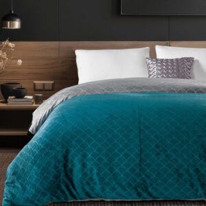 Παπλωματοθήκη NEVOLA PETROL MADI