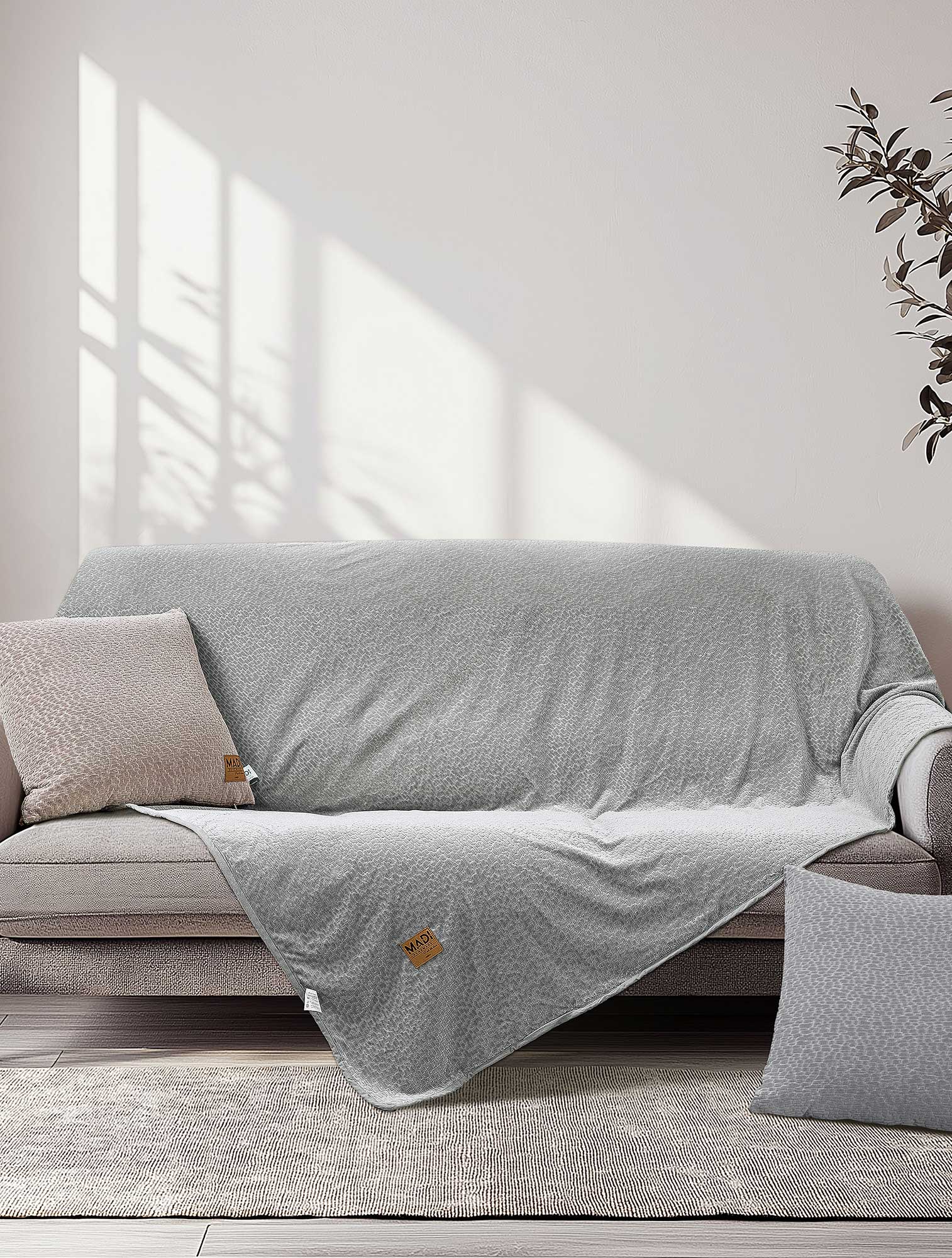 Διακοσμητικό Μαξιλάρι REGALIA GREY MADI - Image 2