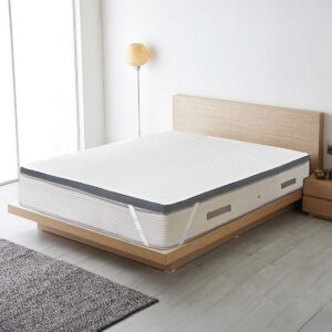 Beauty Home Ανώστρωμα Gel Memory Foam Relief Plus Art 4700 200×200 Λευκό