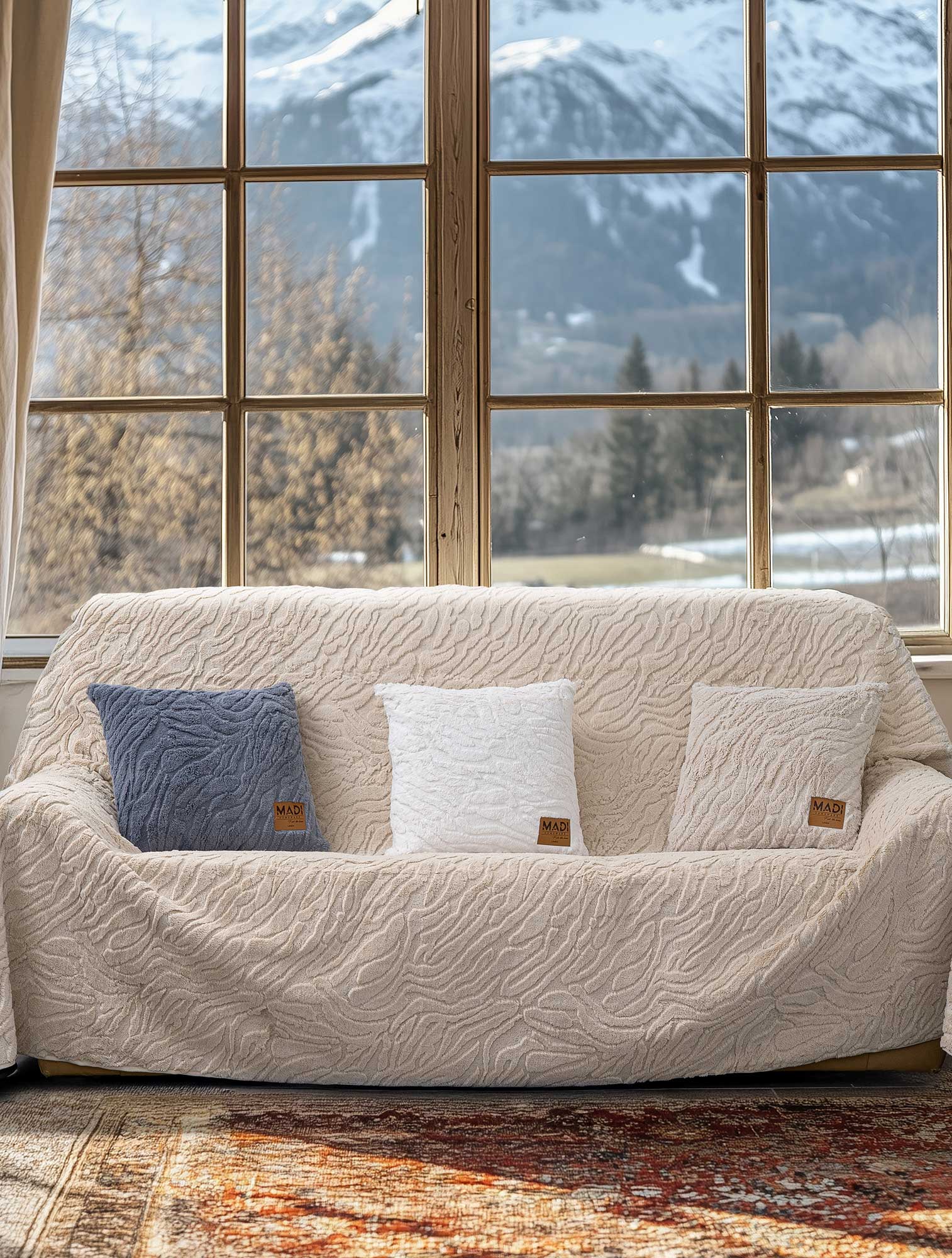 Διακοσμητικό Μαξιλάρι SERANI BEIGE MADI - Image 2