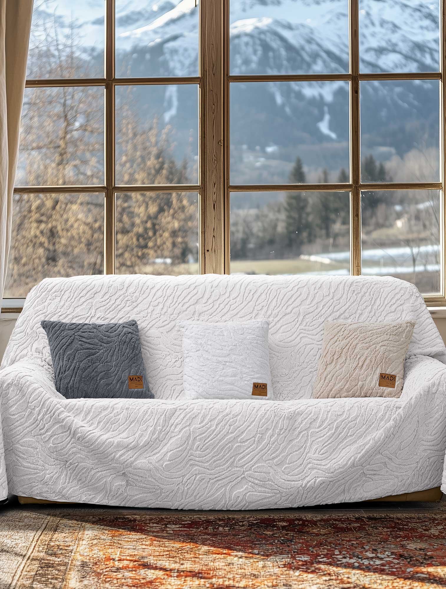 Διακοσμητικό Μαξιλάρι SERANI WHITE MADI - Image 2