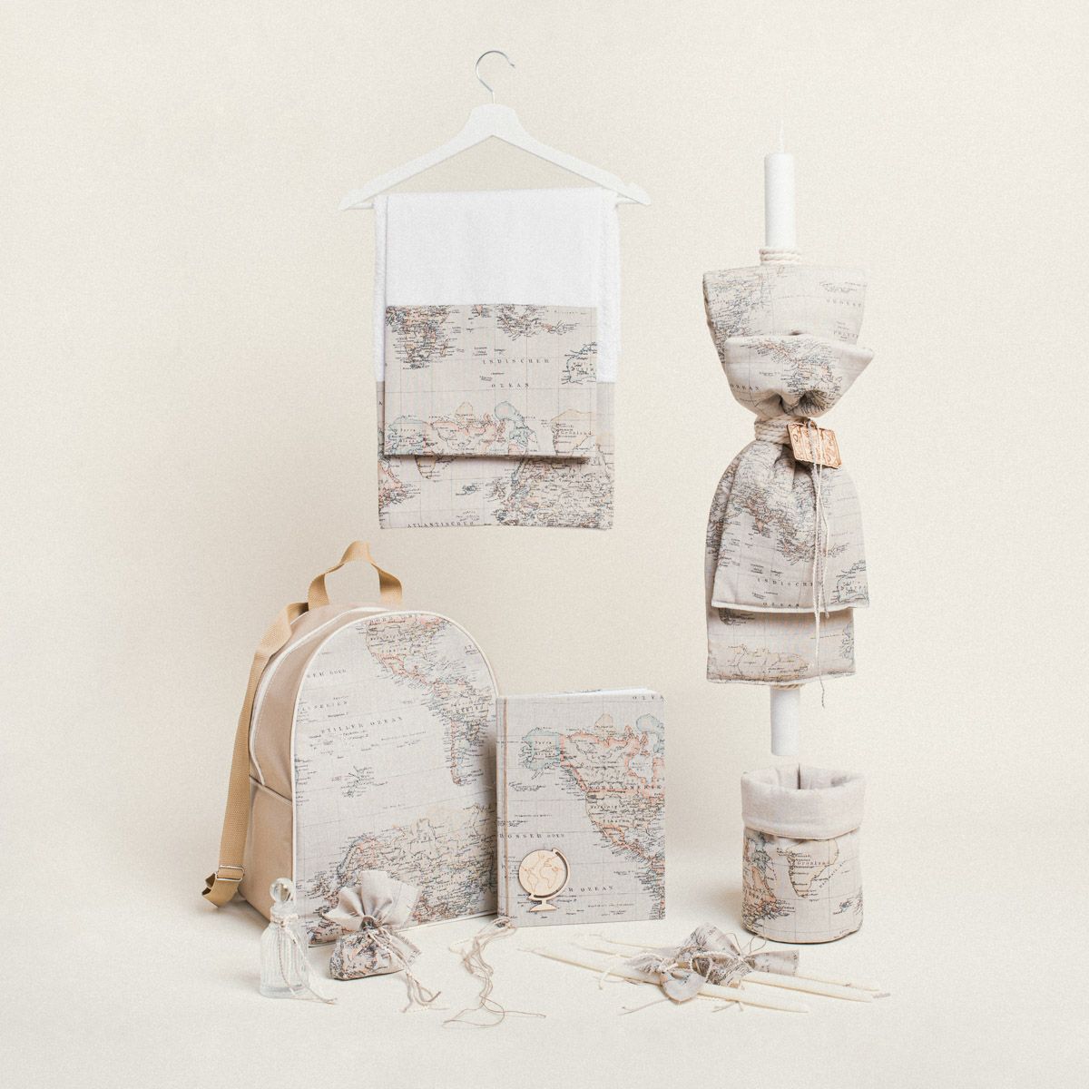 Beauty Home ΣΕΤ ΒΑΠΤΙΣΗΣ ΧΑΡΤΗΣ VINTAGE - Image 2