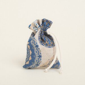 Beauty Home ΠΟΥΓΚΙ ΜΕ ΚΟΡΔΟΝΙ 12 x 17 cm ΜΠΛΕ ΜΑΝΤΑΛΑ