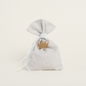 Beauty Home ΠΟΥΓΚΙ ΓΚΡΙ ΑΣΗΜΙ LUREX 12 x 17 cm