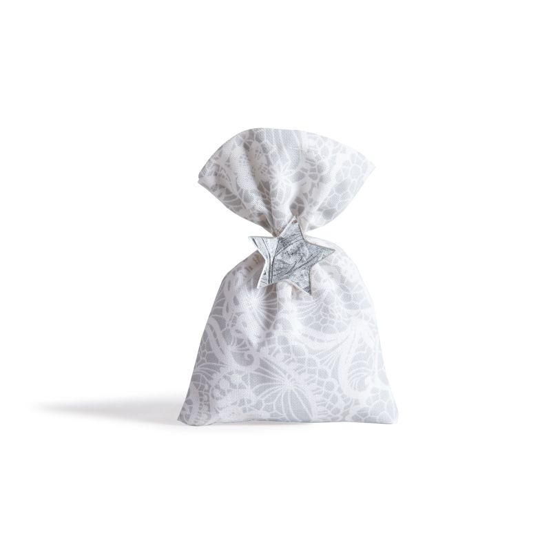 Beauty Home ΠΟΥΓΚΙ ΥΦΑΣΜΑΤΙΝΟ ΜΕ ΤΥΠΩΜΑ ΔΑΝΤΕΛΑ 12 x 17 cm - Image 3