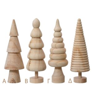 Beauty Home Ξύλινο δέντρο 6 x 6 x 15 cm