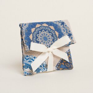 Beauty Home ΠΟΥΓΚΙ ΜΕ ΚΟΡΔΕΛΑ 12 x 17 cm ΜΠΛΕ ΜΑΝΤΑΛΑ