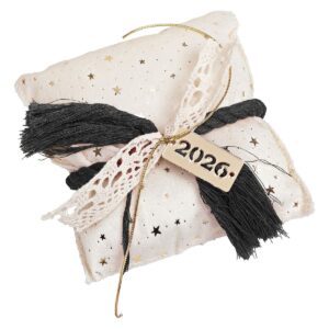 Beauty Home ΜΑΞΙΛΑΡΙ ΜΕ ΧΡΟΝ. Βελούδο Μαύρο Με Χρύσα Αστέρια